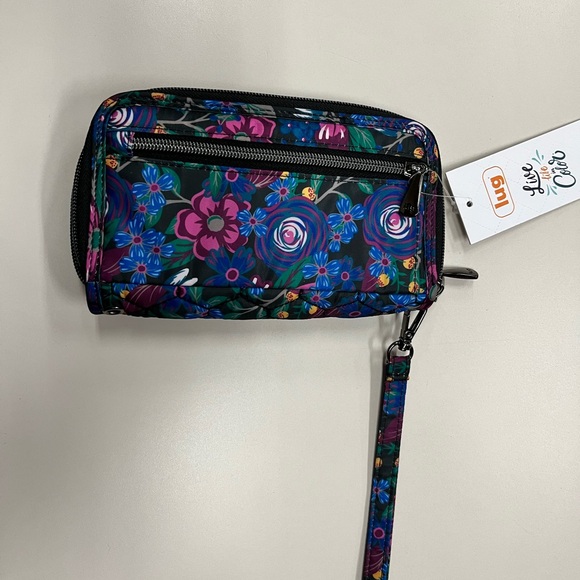 LUG Tram- Zip around Wallet Whimsy Black - NWT - Picture 2 of 4